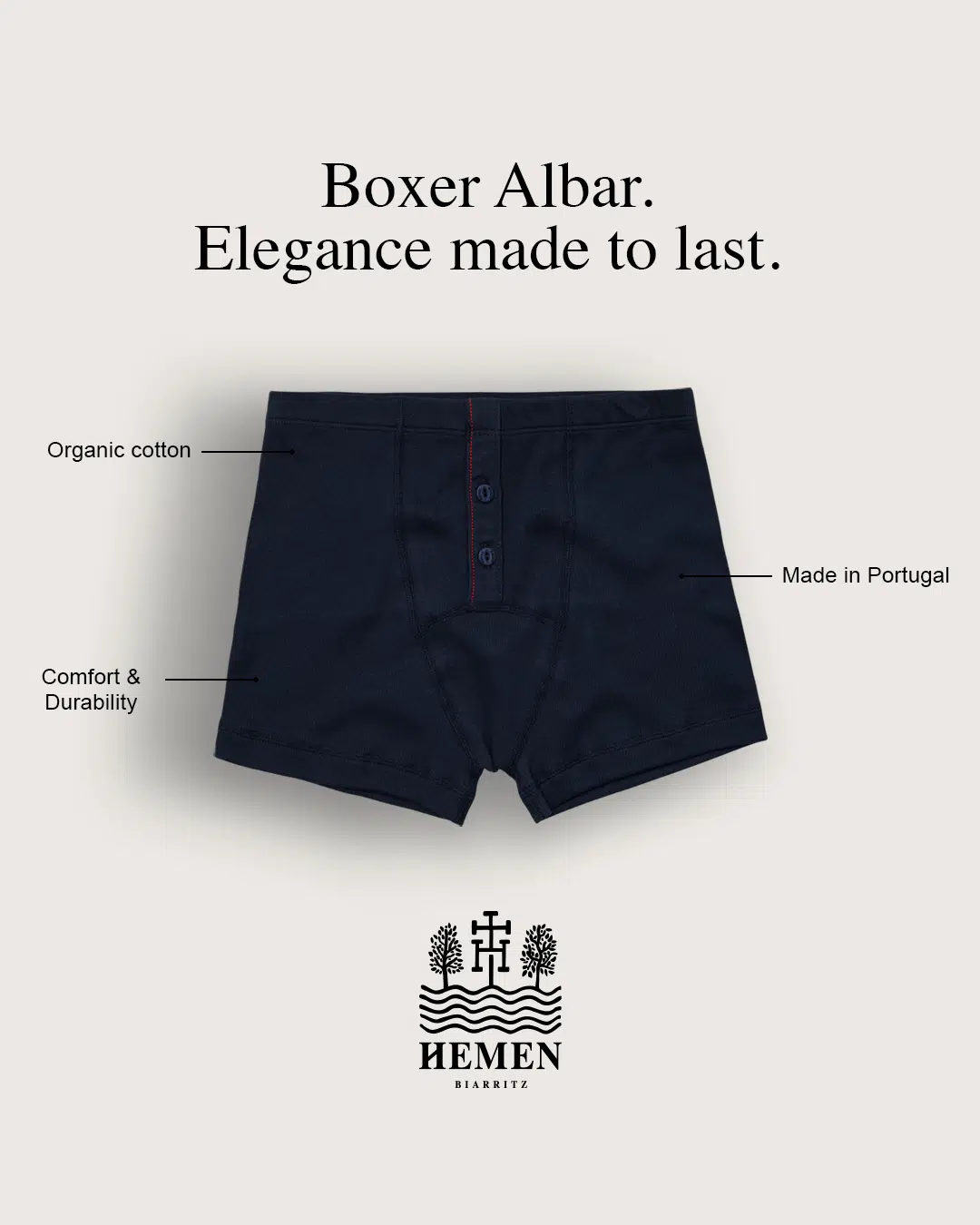Exemple de format Facebook Ads en Suisse pour une marque de mode masculine